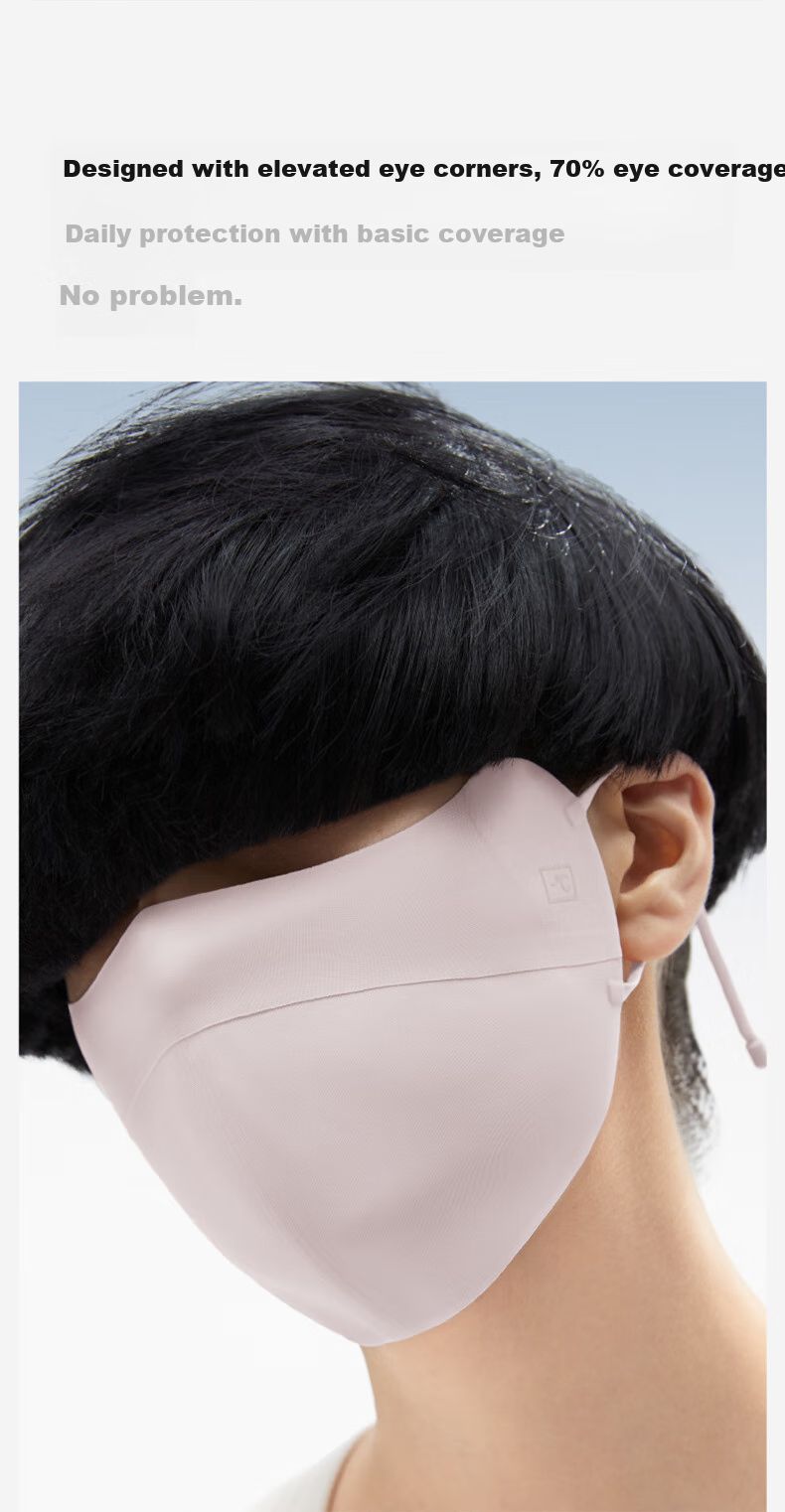 Bananain Liangpi 301UV Air Sun Protection Face Mask, Unisex Ice Silk Full-Face UV-Resistant Sunshade Face Cover 11