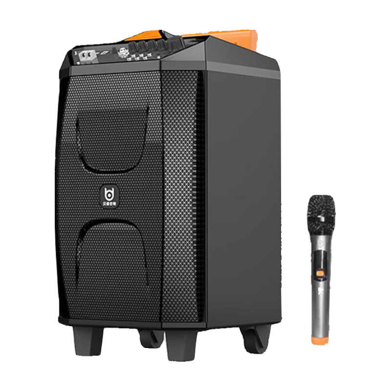 Beide BD-H0879 8-Inch High-Power Trolley Bass Outdoor Portable Square Dance Speaker