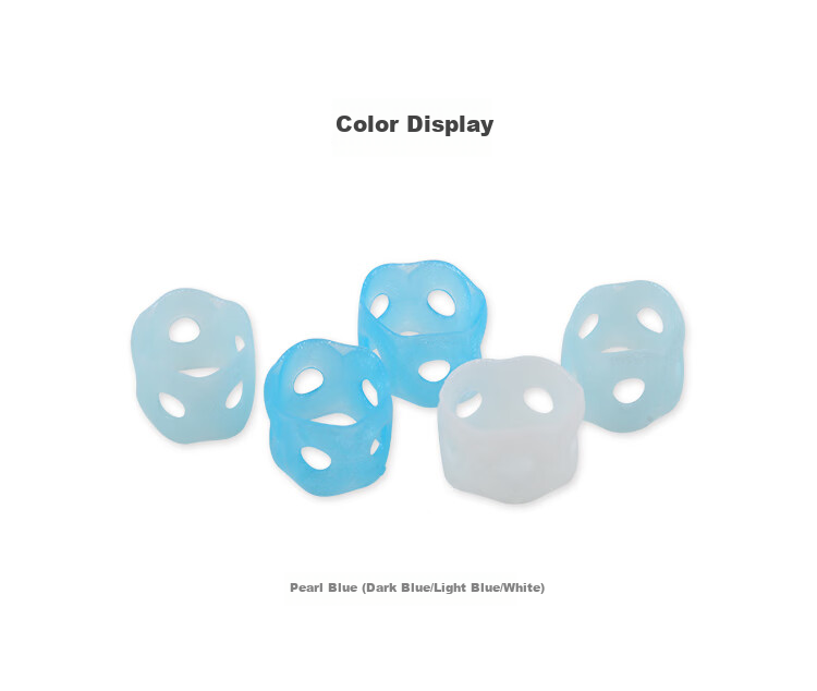KOKUYO Imported Cash Counting Finger Sleeves for Students, Office And Finance Use, Page-Turning Circular Finger Sleeves, Large Size 15*12.5mm, 5 Colors Randomly Selected, MEKU-C22 5