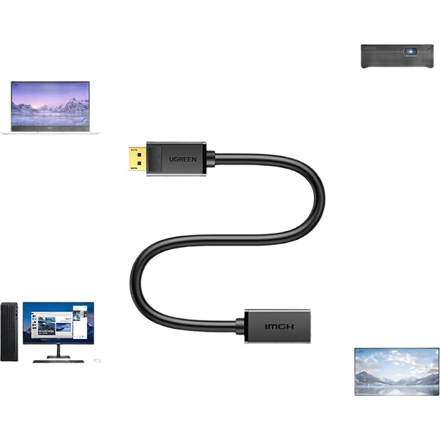 Кабель UGREEN DP to HDMI