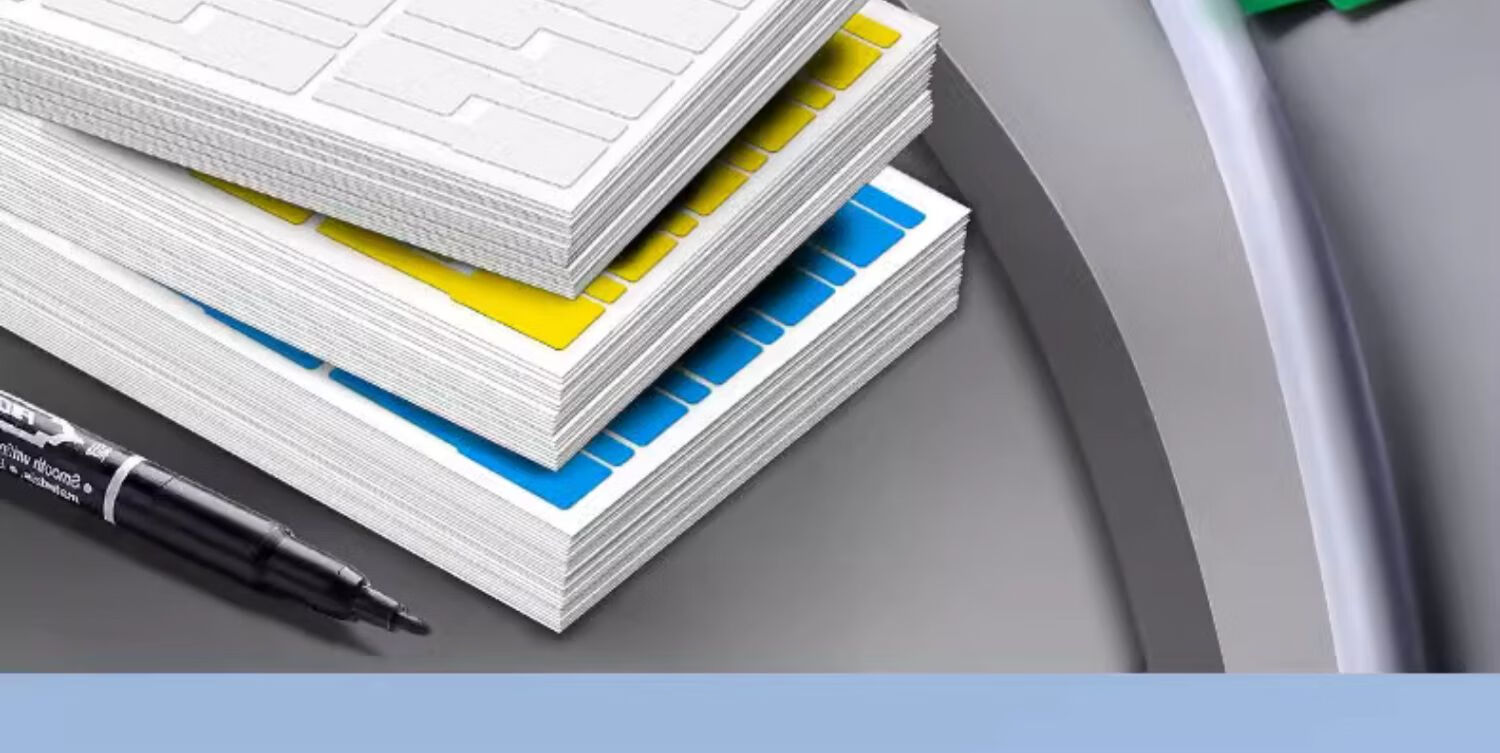 Congpai Network Cable Label Stickers Cable Tags Data Wire Label Paper Wire Marking Cable Charging Line Identification 6 Colors 180 Pieces 2