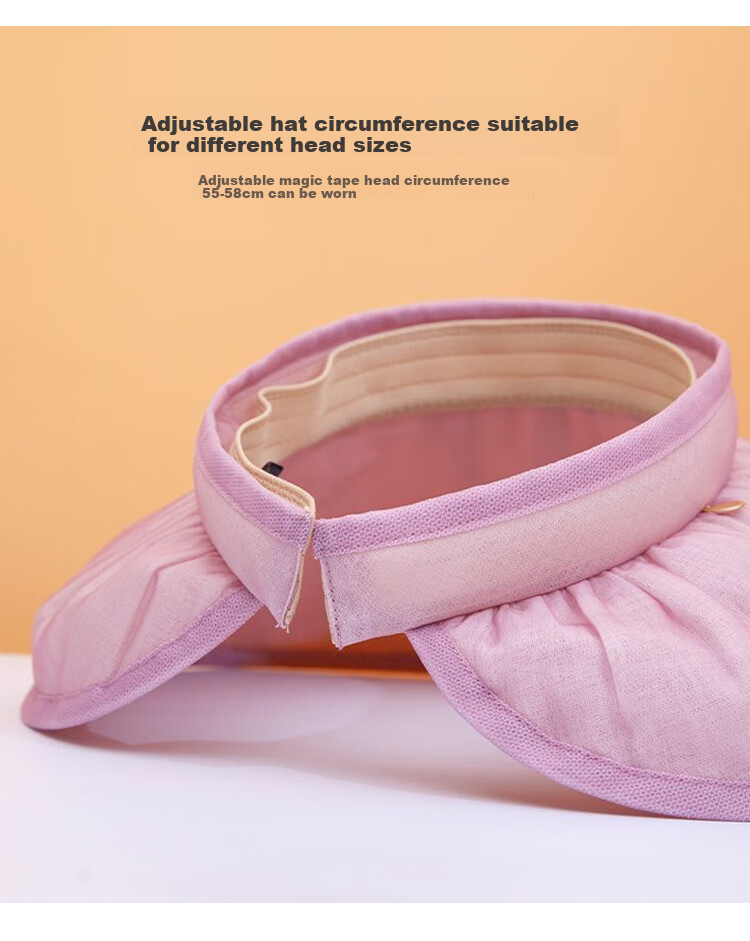 Shanghaigushi Silk Sun Hat for Women, Mulberry Silk Shell Hat, Spring And Summer Hat, Sun Protection And UV-Resistant Sun Hat, Blue 6