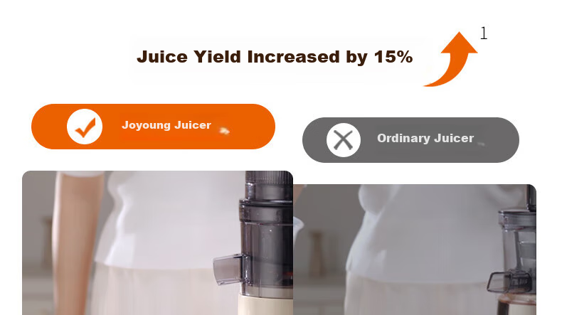 Joyoung ZMD Peace of Mind Series, Juicer, Large Diameter Multifunctional Juicer, No-Pulp Separation, Fully Automatic Juice And Vegetable Extractor LZ5 12