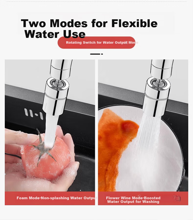 Bangke Kitchen Faucet with Hot And Cold Water, Double Temperature Sink Tap for Washing Dishes And Vegetables, Anti-Splash Washbasin Faucet B-LT001 6