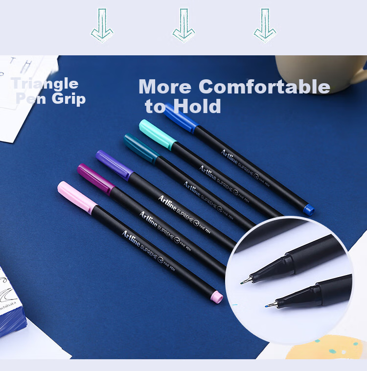 [Back to School Essential] Shachihata Artline SUPREME Student Drawing And Doodling, Colored Needle Tip Pens, Colorful Writing Set, 0.4mm, 20 Colors, EPFS-200/20W 3