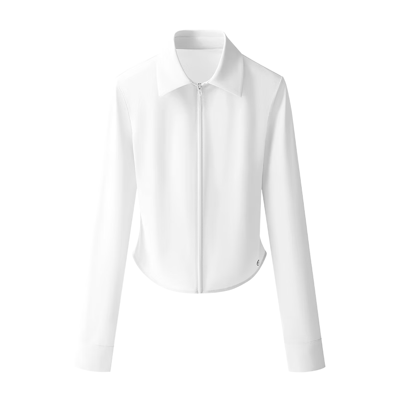 KAZUKOIN Slim Sun Protection Shirt for Women, Spring And Summer UV Protection Outdoor Sports Ice Silk Sun Protection Clothing