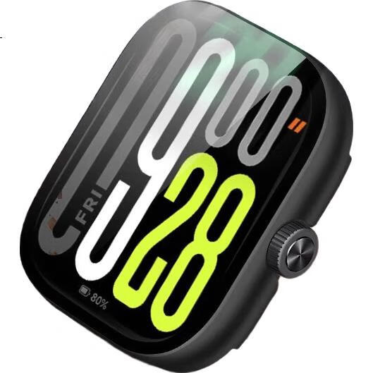 Защитный чехол-пленка для Redmi Watch 5, Iboann, PC + закаленное стекло, противоударный, прозрачный