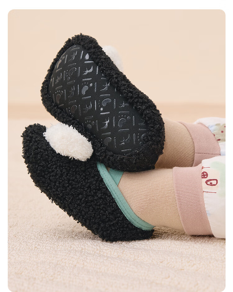 BALABALA Non-Slip Floor Socks Thickened Fleece Winter Warm Baby Toddler Anti-Slip Walking Socks 208424172204 5