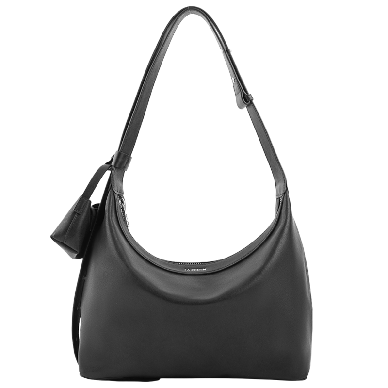 La Festin Retro Large Capacity Cowhide Tote Bag for Women, 2026 New Style Commuter Shoulder Bag, Birthday Gift for Girls