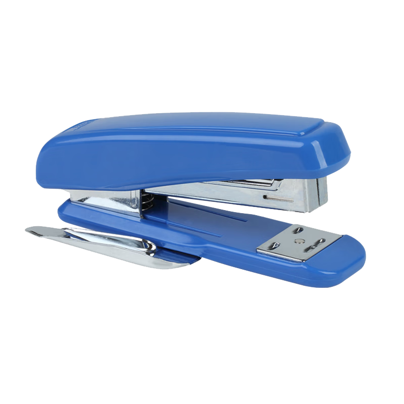 COMIX 25 Pages 12# Low-Effort Stapler + Staple Remover (Two-In) Built-In Staple Remover Compatible with Staples 24/6 Or 26/6 B2984 Blue