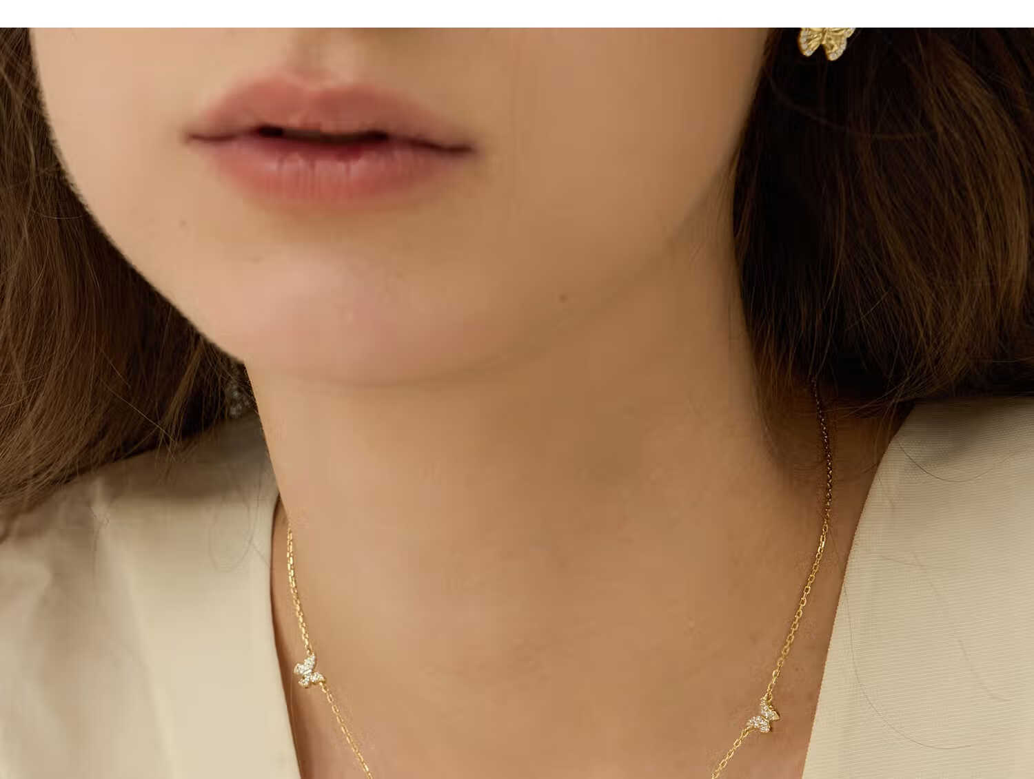 Arsis Silver Jewelry Lucky Charm Star Butterfly Collarbone Chain Necklace for Women, Original Design Necklace, Gift for Girlfriend 16