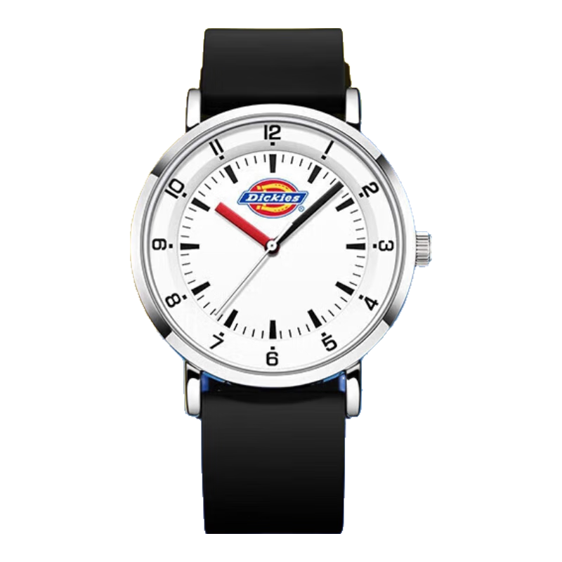 Dickies Student Watch for Teenagers And High School Students, Analog Exam Watch with Silent Function, Birthday Gift for Boys And Girls, Model 539, Black