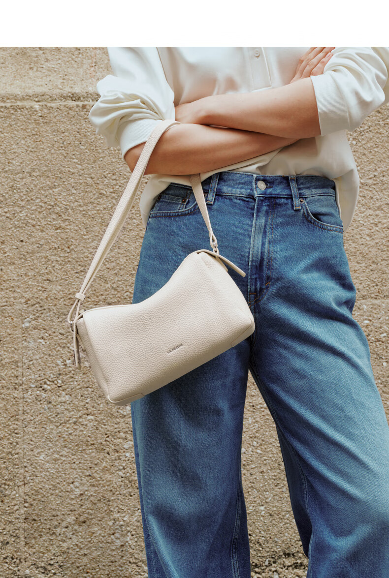 La Festin Dough Bag 2026 New Style Mom Bag, Crossbody Top-Grain Leather Women's Bag, Underarm Tote Bag, Birthday Gift for Wome 6