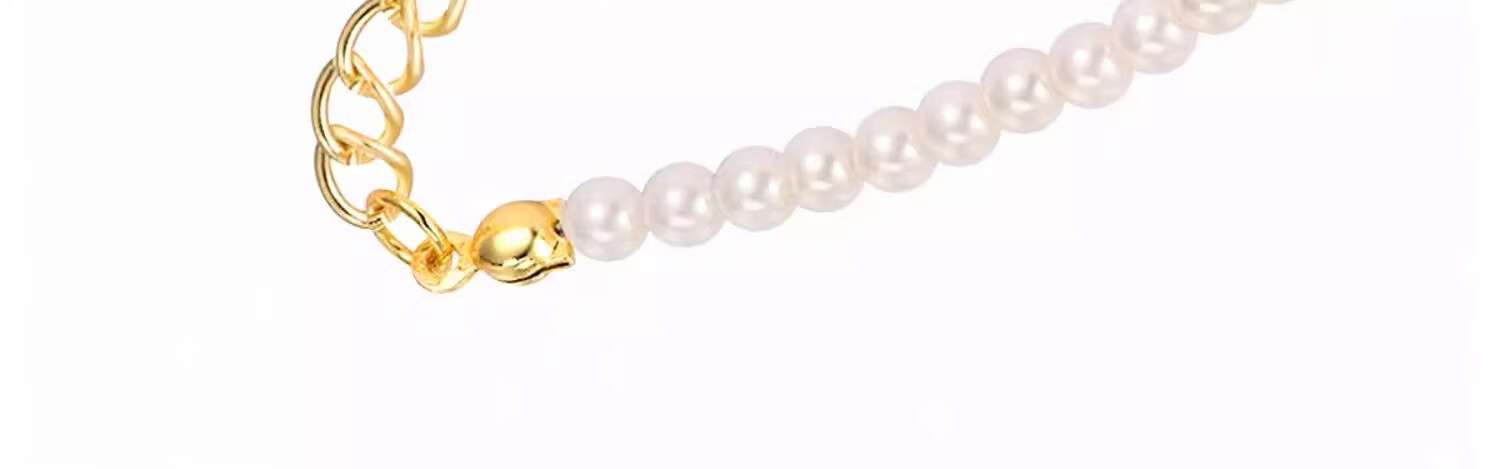 AJIDOU Necklace for Women, Elegant Vintage Shell Pendant, Pearl Collarbone Chain, Versatile Gift for Girlfriend, Mid-Autumn Festival Present 5