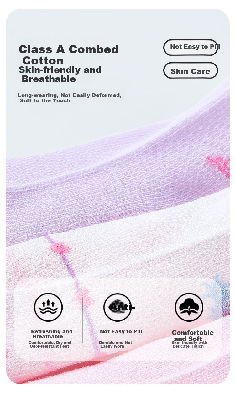 Disney Girls' Socks, Spring And Autumn Thin Style, Baby Mid-Calf Socks, Children's Aisha Girls' Mesh Socks, SP33013-1, Color-Matching, Size M 5