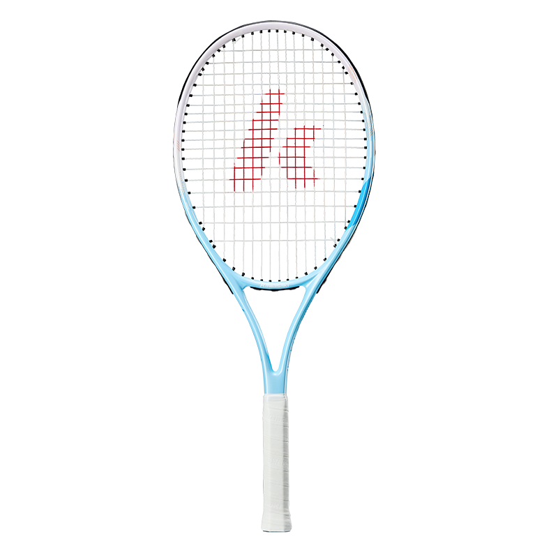 Kawasaki Tennis Racket, Carbon Aluminum Single Racket for Men And Women Training, Butterfly KD1, Dolphin Blue (With String And Balls Included)