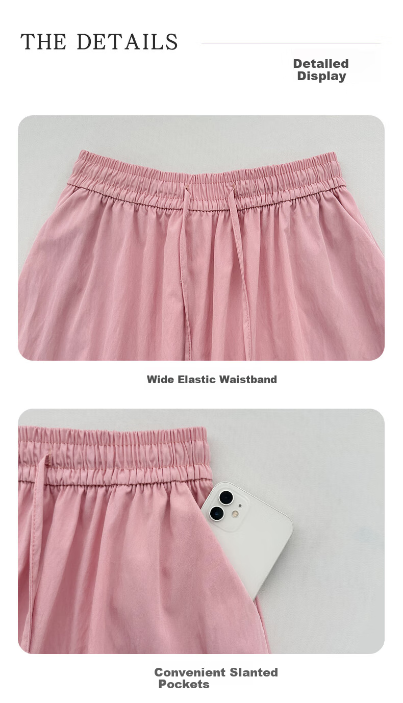 BOPRUIEY A-Line Skirt with Elastic Waist, Spring And Summer Long Flared Skirt for Women, Casual White Midi Skirt for Vacatio 11