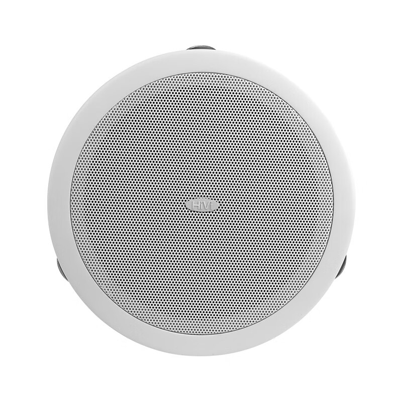 HiVi JS106 5.25-Inch Ceiling Mounted Home Theater Fixed Pressure Speaker Background Music Public Address System Conference Speaker for Supermarket Cafe