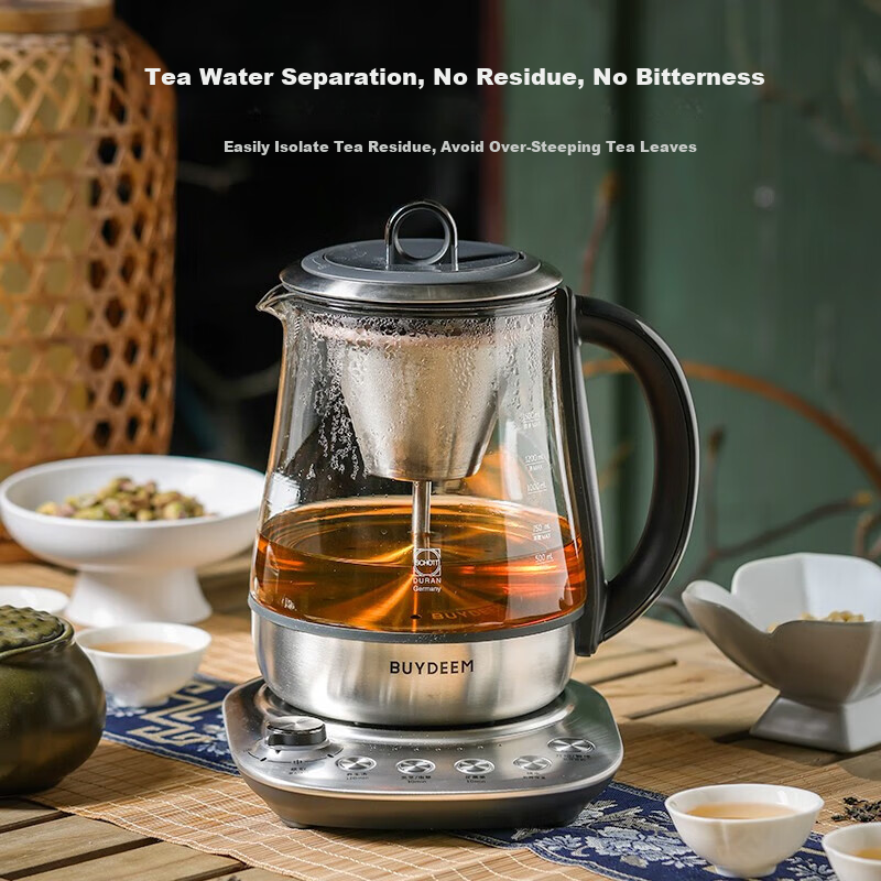 Buydeem Health Pot, Chinese Herbal Medicine Pot, 304 Stainless Steel Tea Maker, Tea Brewing Pot, Fine Extraction Tea And Coffee Pot, Health Pot, Hot Water Pot, Boiling Water Pot K176