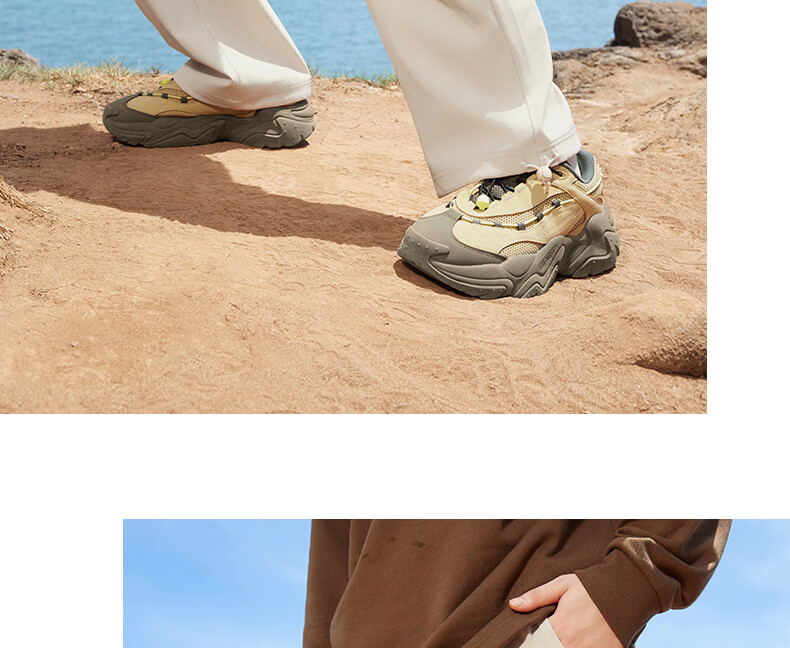 PEAK Summer Men's Water-Repellent Breathable Sports Casual Commuter Pants Sun-Protective Outdoor Paratrooper Pants Women DF361081 36