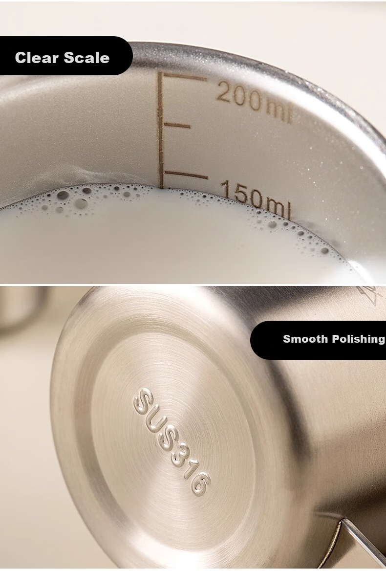 Onlycook 316 Stainless Steel Cup Water Cup Children's Baby Sippy Cup Milk Cup Breakfast Cup No Lid Panda 300ml 8