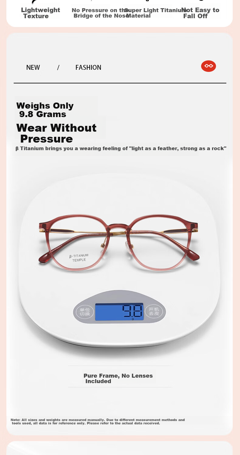 Jingpintang Japanese Imported Reading Glasses for Women, Genuine High-Definition Anti-Blue Light Glasses for Mom to Read Books And Use Phone, 150 Degree Reading Glasses 5