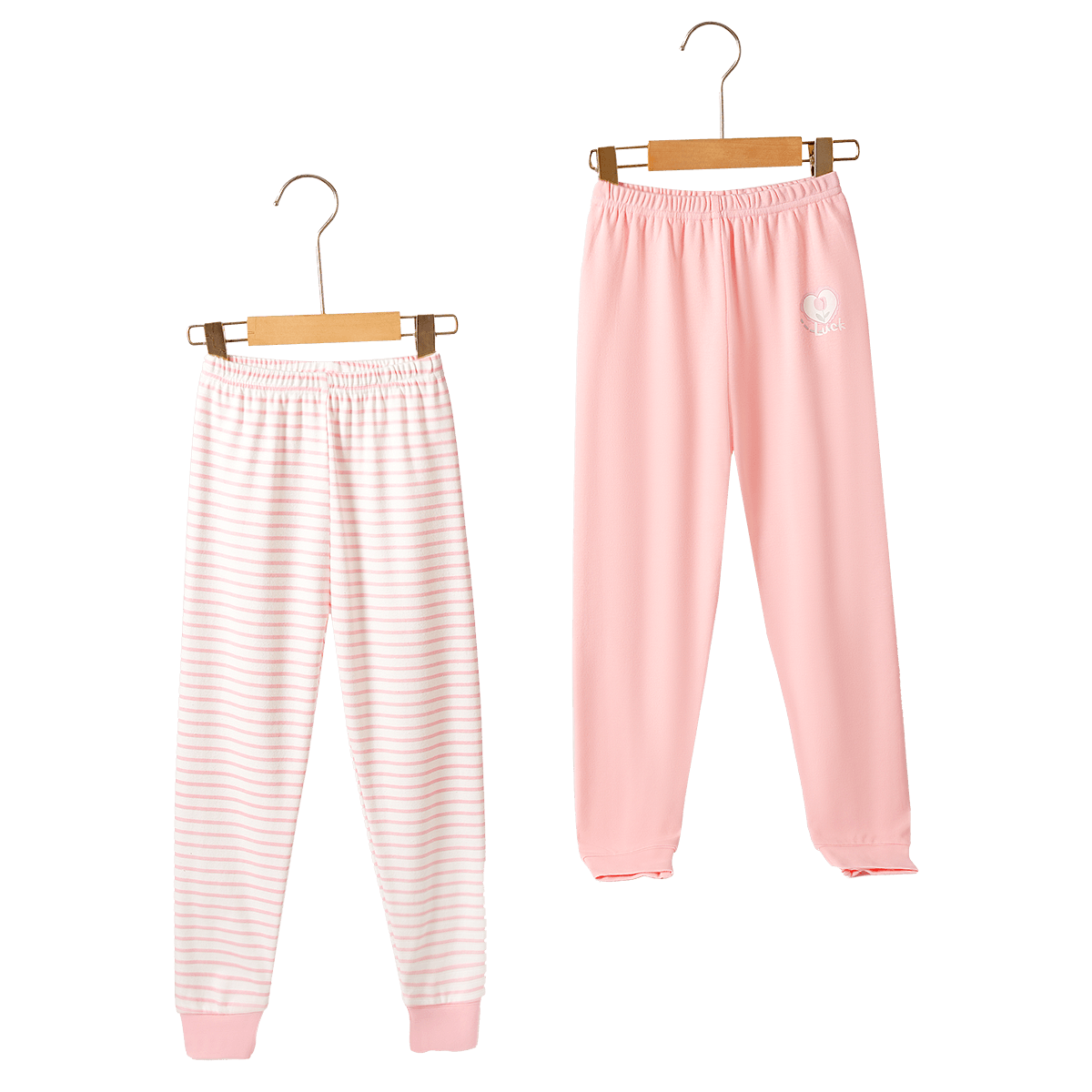 DEESHA Kids Thermal Leggings 2-Pack Girls Baby Autumn Winter Warm Cotton Pants Youth Pure Cotton Home Sleepwear