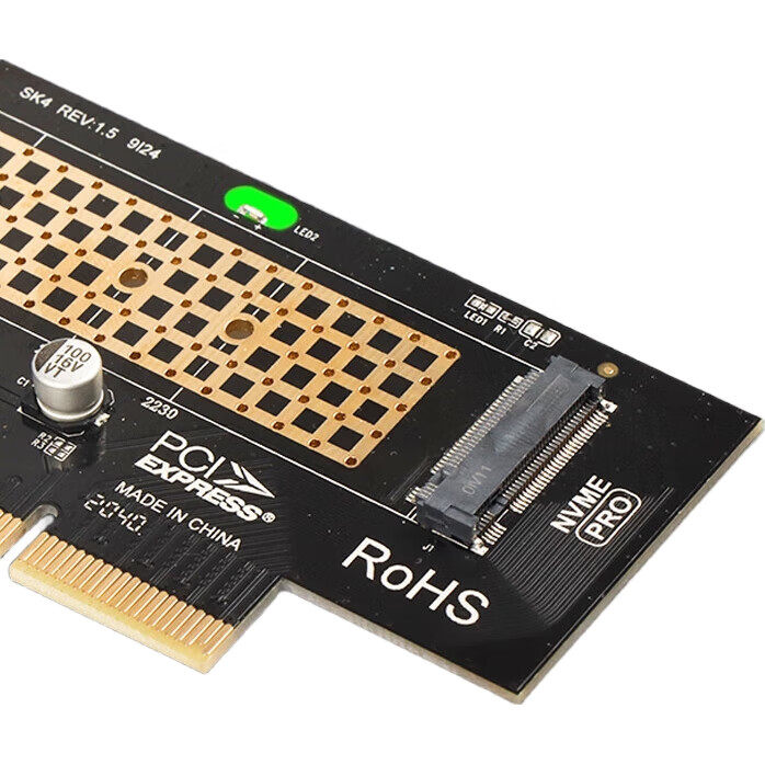 Плата расширения PCIe для M.2 NVMe