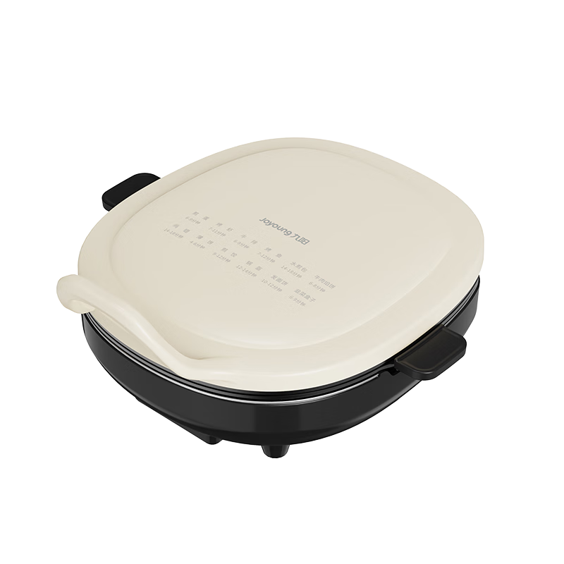 Joyoung Electric Griddle Sandwich Maker Breakfast Machine, 36mm Deep Baking Tray, Zero Fluorine Titanium Ceramic Ultra-Wear Resistant Low-Oil, Detachable Lower Plate, Vortex Heating High-Power Pancake Cooker GK732