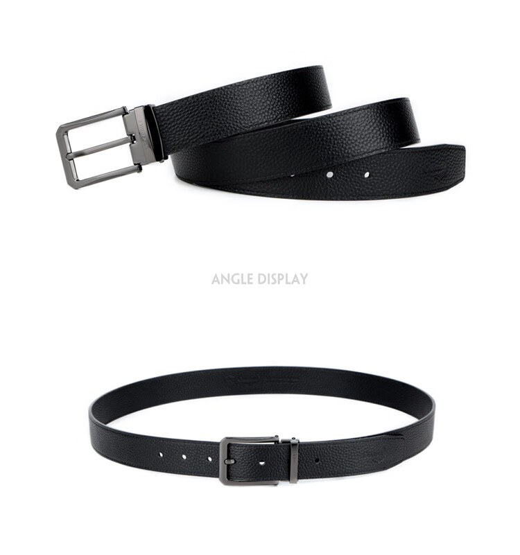 CROCODILE Top-Grain Leather Casual Men's Pin Buckle Belt, Simple Waistband for Young Men, Birthday Gift 2831 1