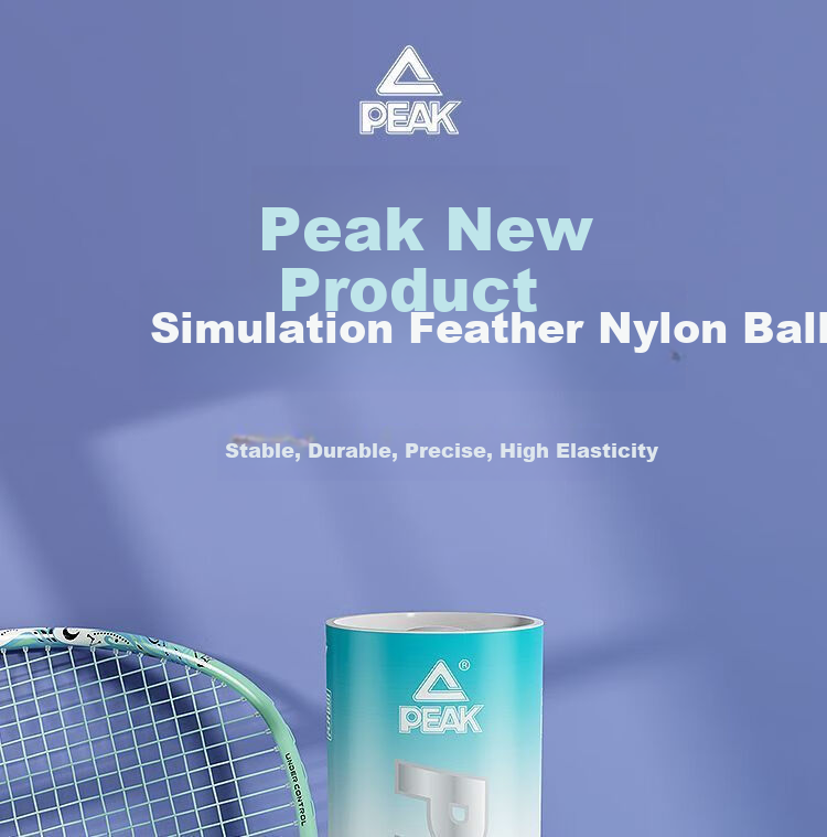 PEAK Badminton Shuttlecocks, Synthetic Nylon, Durable And Long-Lasting, 3-Pack, Windproof, for Competition, Training, Indoor And Outdoor Use, Authentic Product from Flagship Store 1