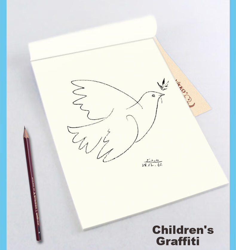 Duoliboshi 10-Pack, 16k20+2 Page Large Picture Book, Children's Blank Sketch Book, Kindergarten And Elementary School Art Book, Drawing Book, 16K Thick Sketch Pad, Doodle Book, Teacher Recommended 11