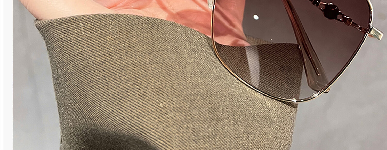Boshide Sunglasses, Large Frame Polarized Sunglasses with Gradient Brown Lenses, High-End Look, Face-Slimming Effect on Instagram, Gold Frame with Brown Lenses 4
