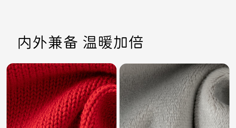 David Bella Girls' Fleece-Lined Red Knitted Sweater Thickened Winter Christmas New Year Dress 2