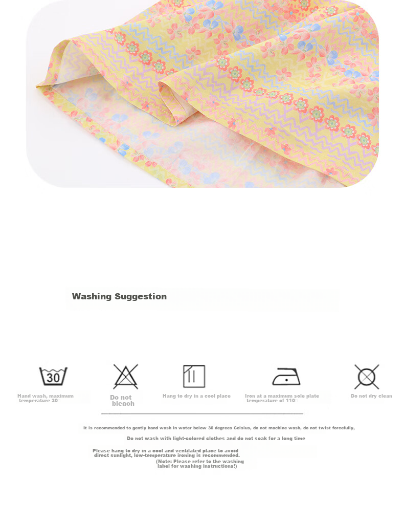 Hello Kitty Girls' Summer Dress, Stylish Children's Cotton Dress, Loose Floral Print for Older Girls, GG010 Yellow Orange, Size 170 11