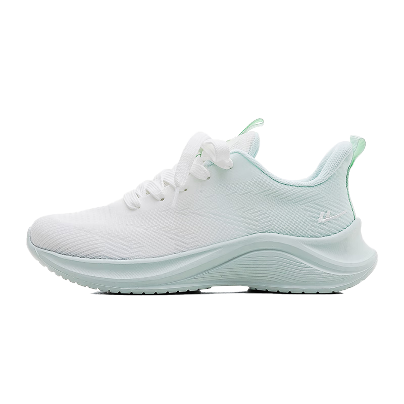 Huili Women's Running Shoes, Breathable Mesh Sports Shoes, Lightweight And Comfortable Walking Shoes WXJ0850 White Light Green 35