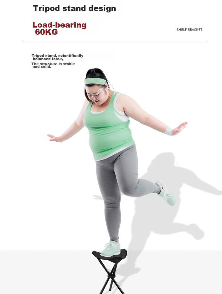 Yonglebao Folding Stool, Outdoor Chair, Fishing Seat, Queuing Aid, Home And Street Vendor Use, Small Bench, 2-Piece Set 2