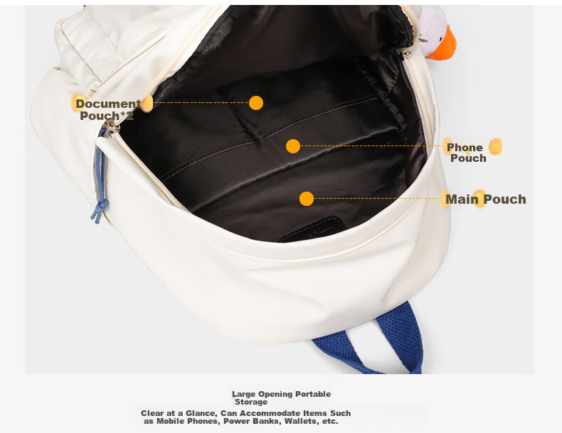 Aiqinghai Backpack for Women, School Bag for Primary And Middle School Students, Children's Fashionable Versatile Small Backpack for Elementary to College Students, Grades 1-3 4