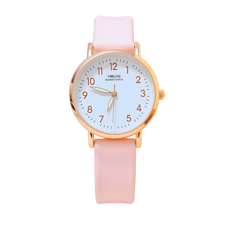 Light Shadow Moment High-Value Luminous Quartz Watch for Middle and High School Students Waterproof Kids Girls Boys Exam Special