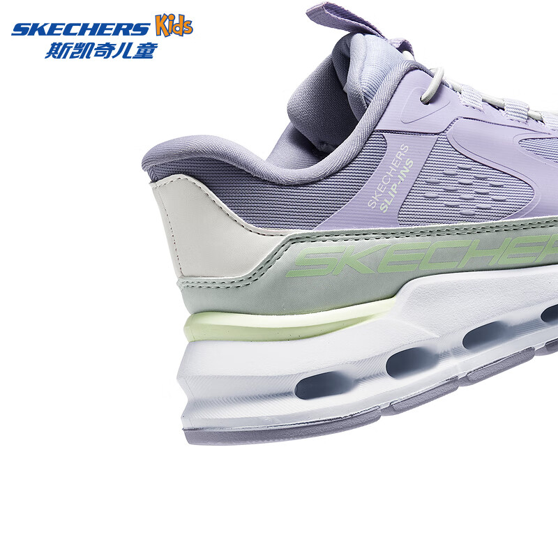 Skechers Kids Skyline Slip-On Shock Absorption Non-Slip Professional Sports Shoes Girls Big Kids Comfortable Running Shoes 303654L