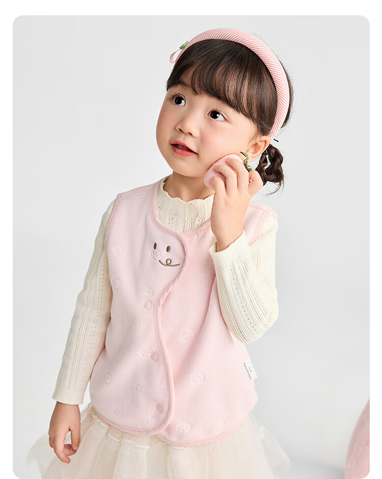 BALABALA Kids' Vest Baby Boys and Girls Inner Wear Autumn and Winter 2025 Top【Same Style as in Stores】201425101202 6