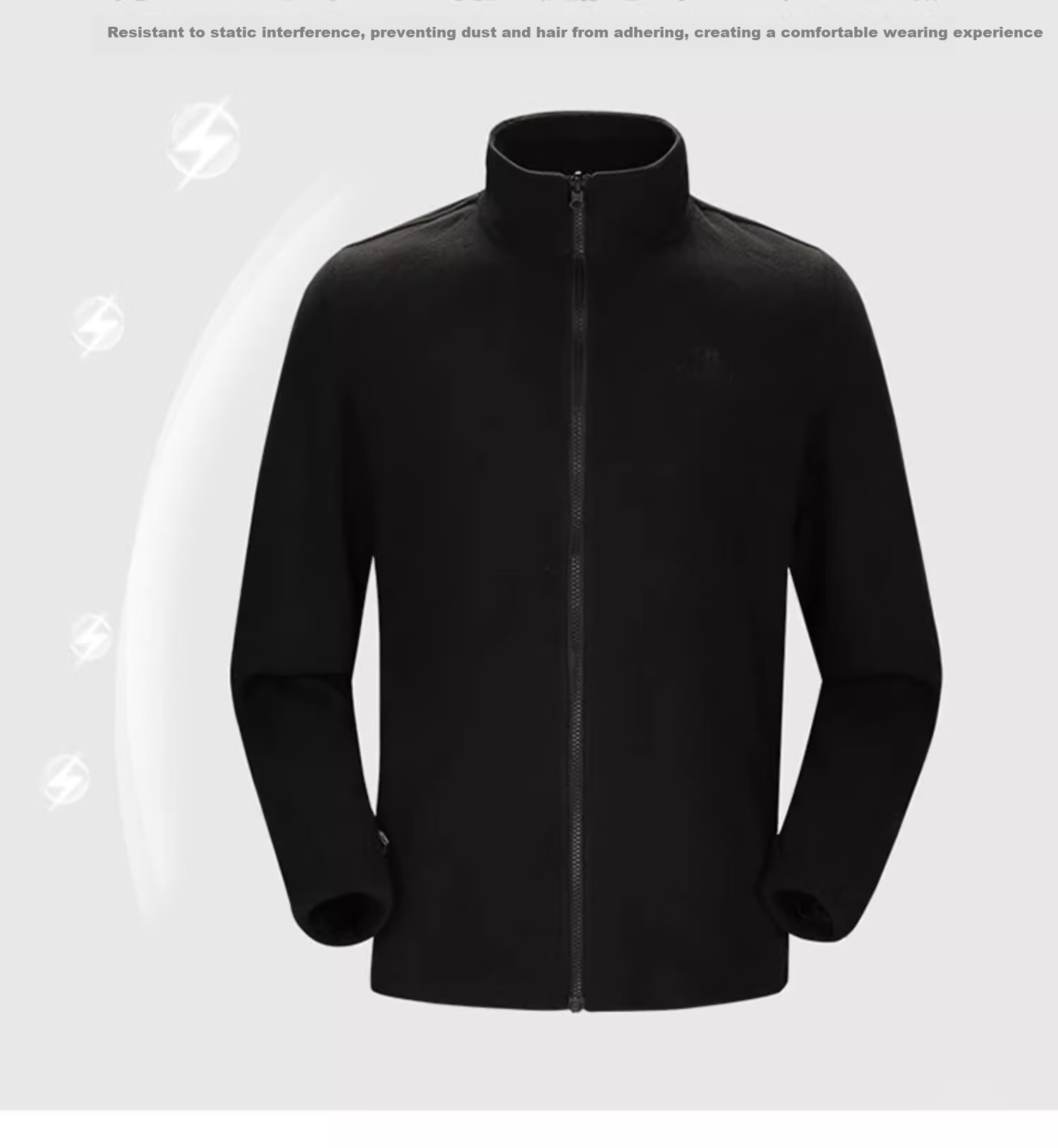 CAMEL Outdoor Cold-Resistant Jacket, Three-In Fleece Warm Mountaineering Suit, 7A12260001, Oatmeal Gray/phantom Black 6