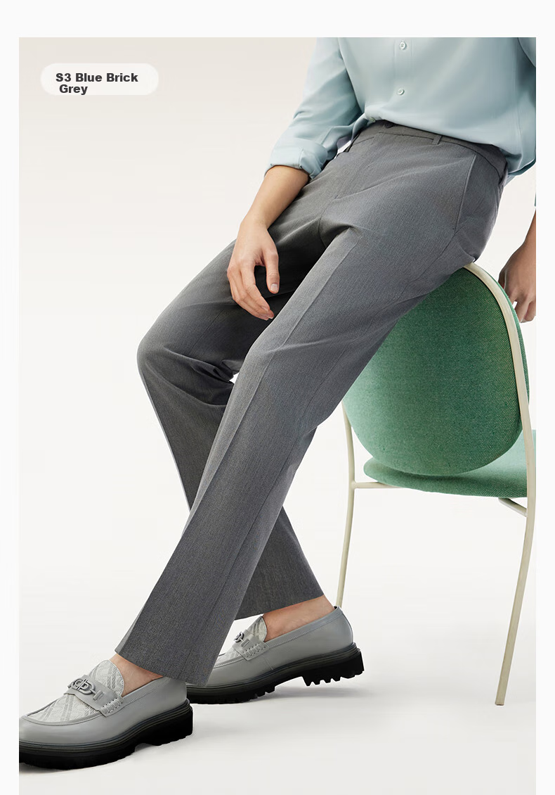 Hodo Men's Dress Pants, Level 3.5, Wrinkle-Free, Machine Washable, Brand-Name, Pleated, Stretchy Dress Pants 18