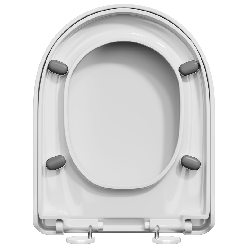 HSPA Toilet Seat, Universal Toilet Cover, Large U-Shaped One-Key Quick-Release, Thickened Toilet Ring, Toilet Cover 1133