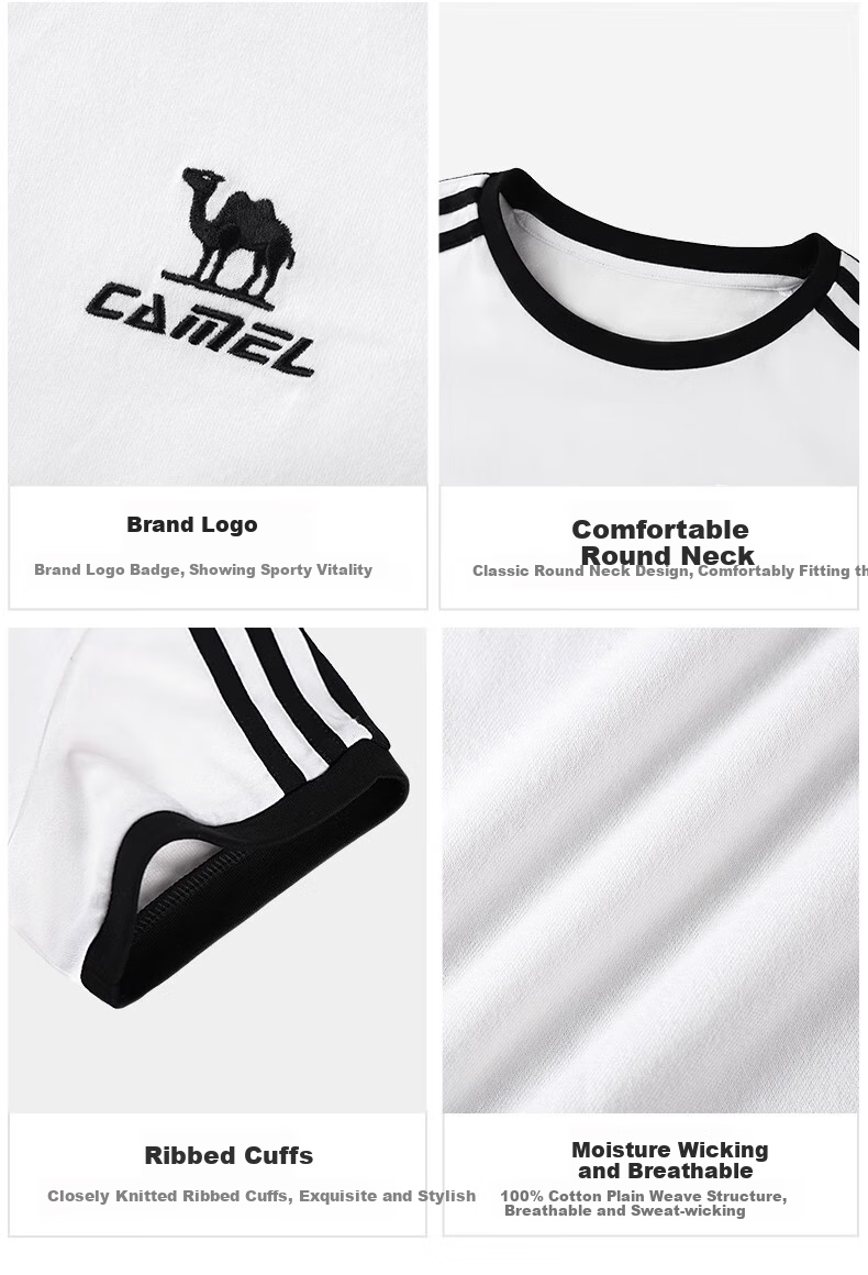 CAMEL [Dilireba's Same Style] Short-Sleeve T-Shirt, Soft Cotton T-Shirt, Unisex Summer New Sports Loose Casual Top 10