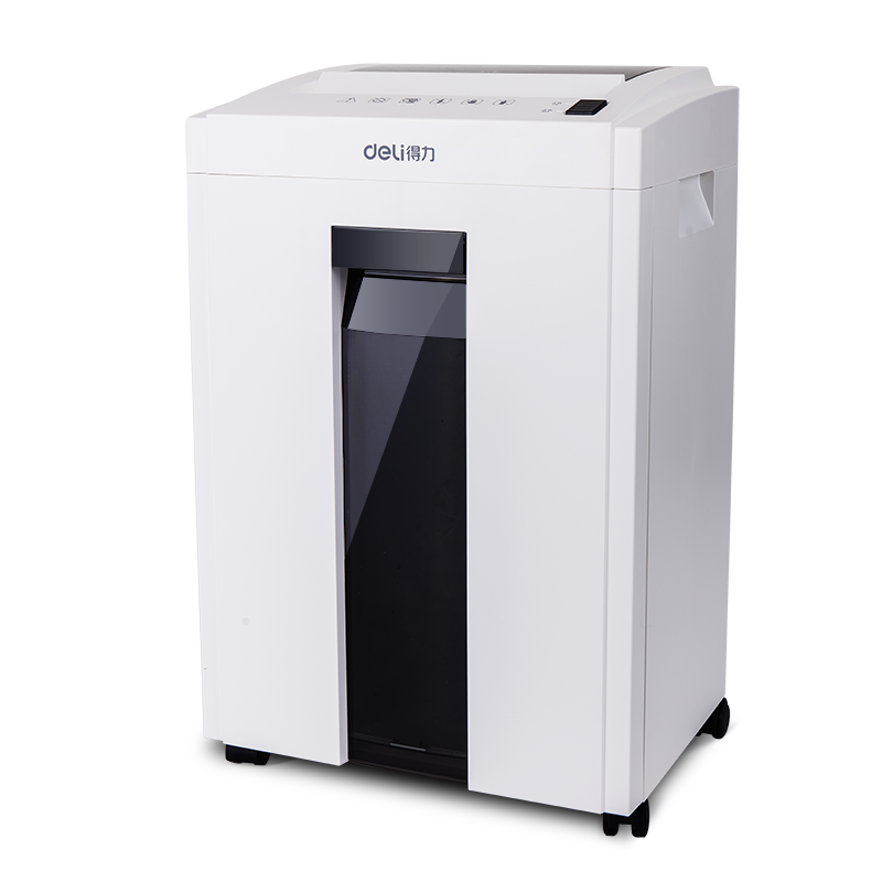 Deli Level 5 Confidential Office Commercial Paper Shredder, Large Business And Home Use Document Shredder, 8 Sheets Per Pass, 23L Capacity, 10-Minute Continuous Operation, Can Shred Cards, 27250