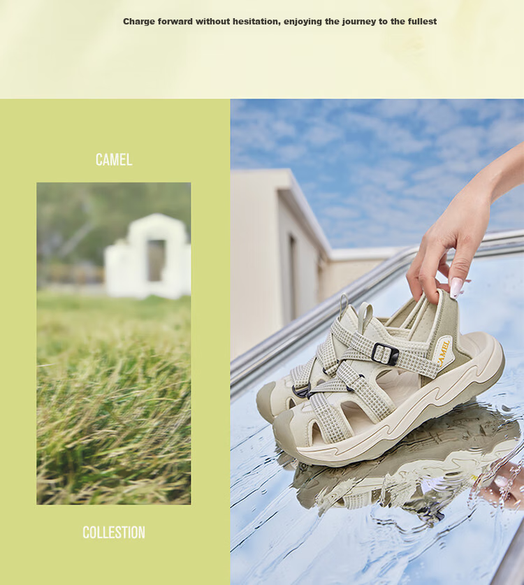 CAMEL Summer Outdoor Closed-Toe Sandals for Men And Women, Quick-Drying Beach Shoes for River Tracing And Water Activities F24B162050M 9