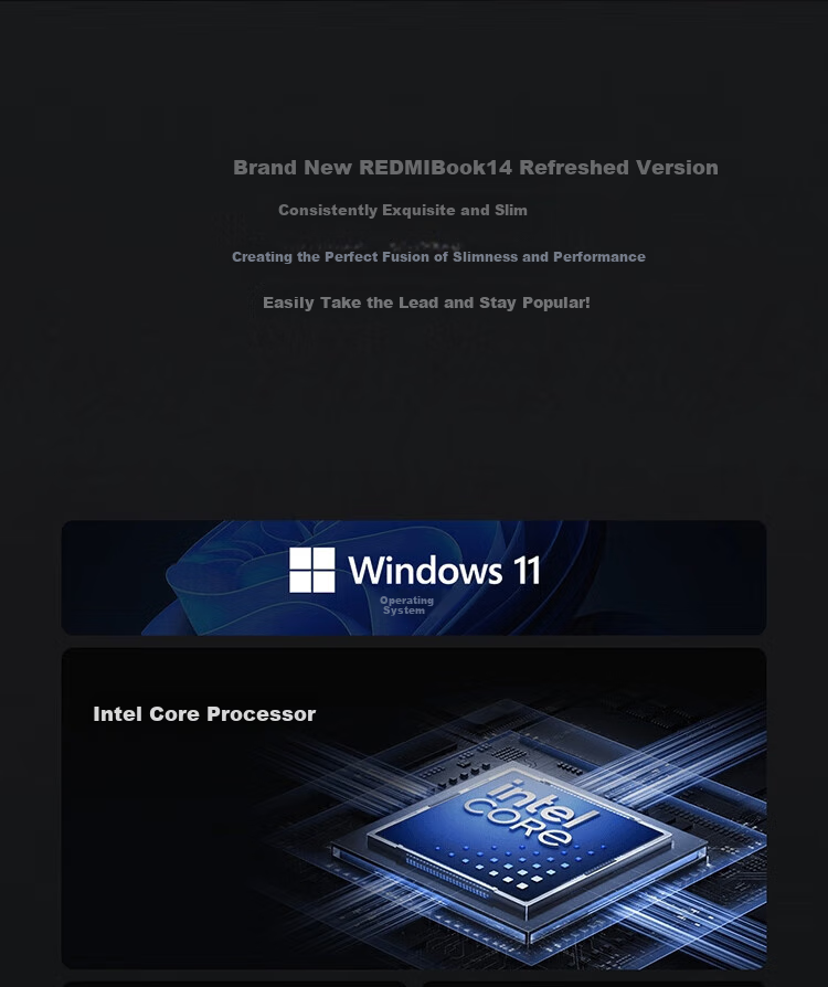 MI Notebook, Redmi Book 14 Refreshed Edition, High-Performance Core Thin And Light Laptop I5, 16GB RAM, 512GB Storage, Suitable for Keeping Crayfish 2