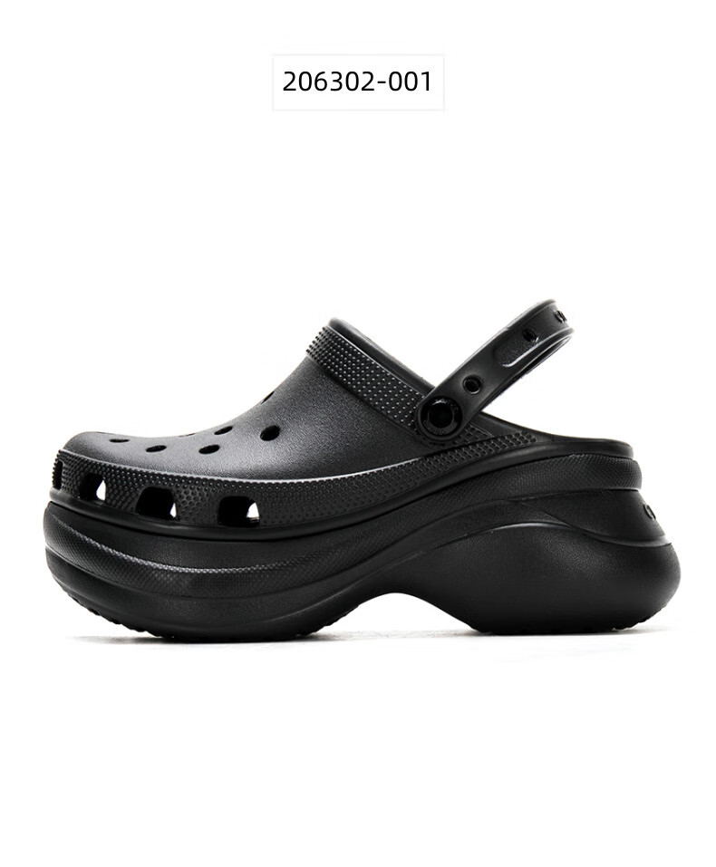 CROCS Women's Retro Small Whale Perforated Shoes, Casual Outdoor Wear, Thick-Soled Closed-Toe Sandals, 206302-2Y2, Size 39-40 2