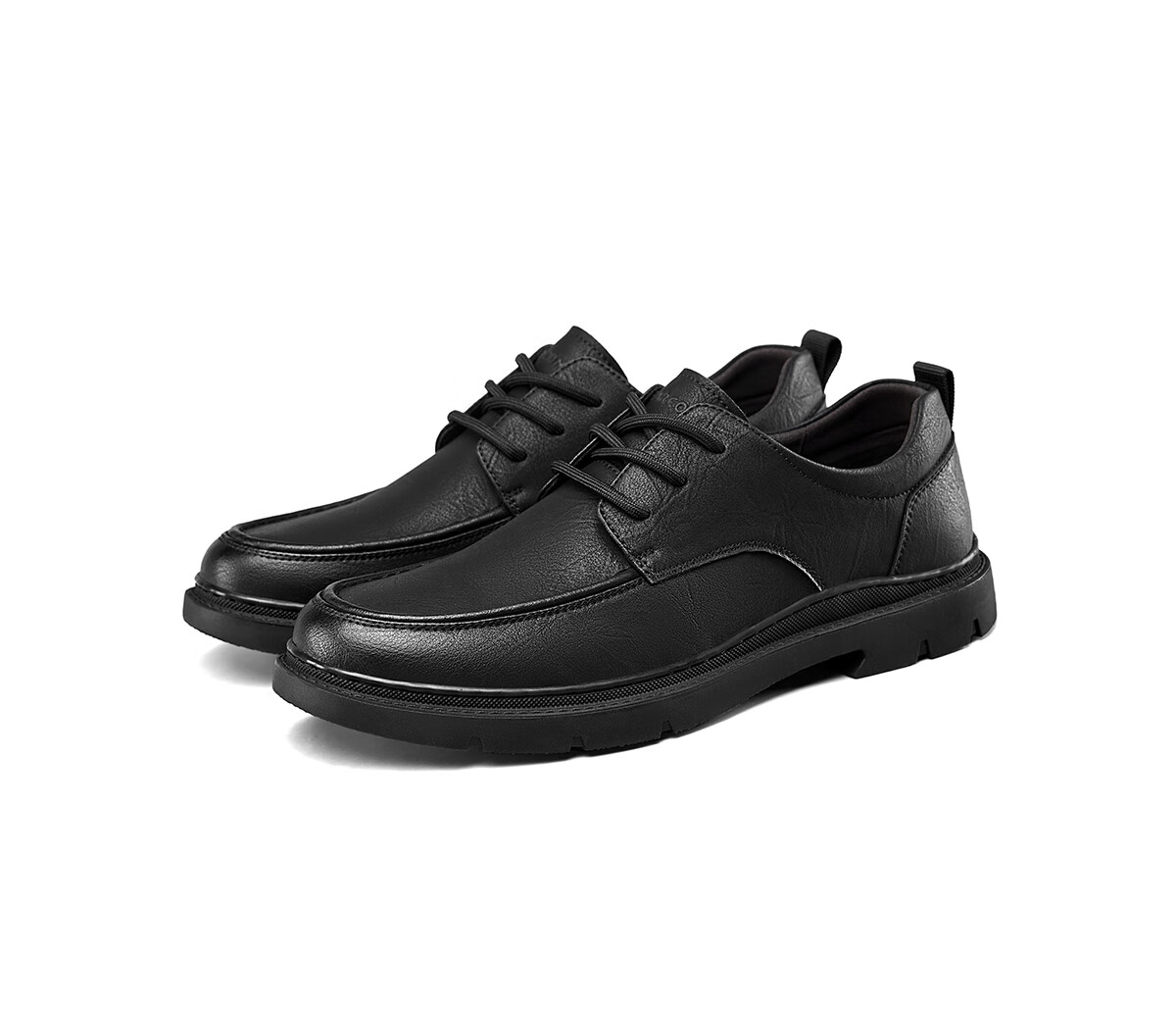 Yierkang Men's Shoes, British Style Business Lace-Up Casual Shoes, Flat Comfortable Leather Shoes for Men, 96972W, Khaki, Size 44 11